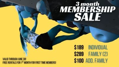 3 Month Membership Sale
